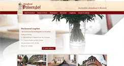 Desktop Screenshot of praesenzhof.com